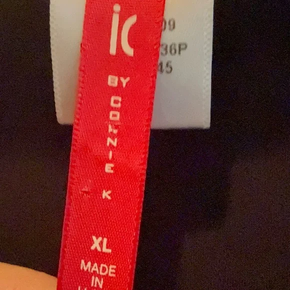 Black Mesh-Detail Straight Leg Pants from IC - Picture 5 of 9